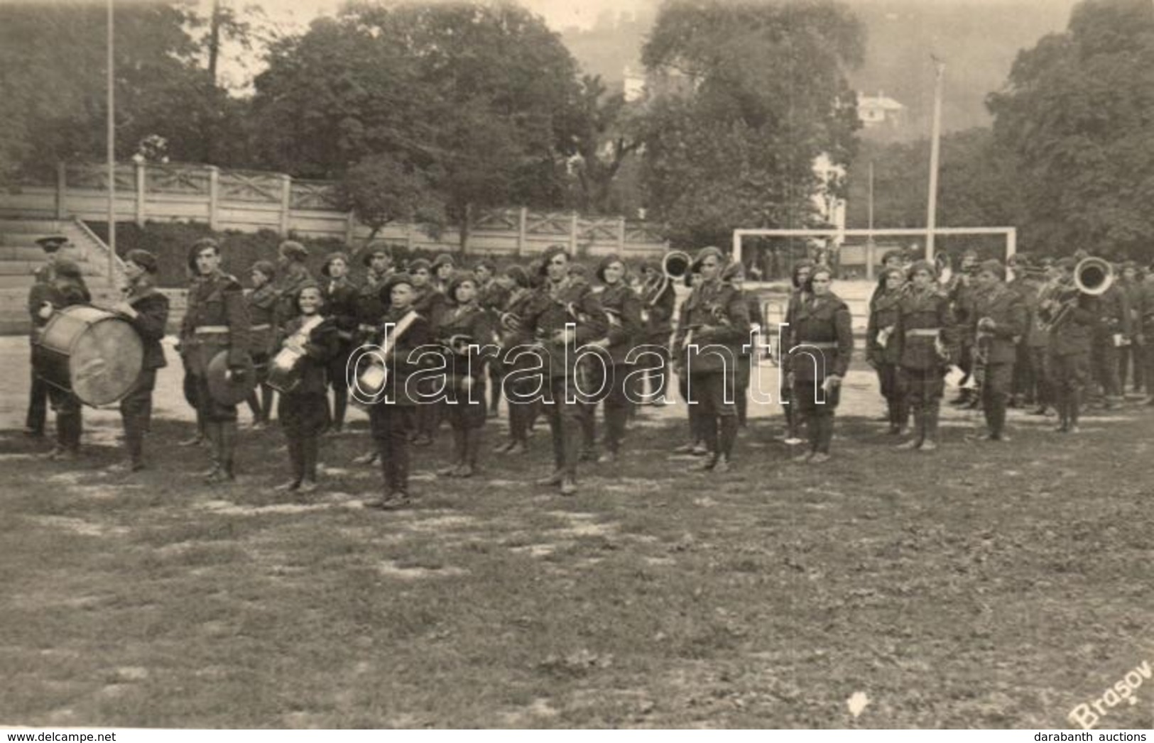 * 1936 Brassó, Kronstadt, Brasov; 2 Db Eredeti Fotó Felvétel A Román Hadsereg 1916-os Brassóba Való Behatolásának Augusz - Non Classés