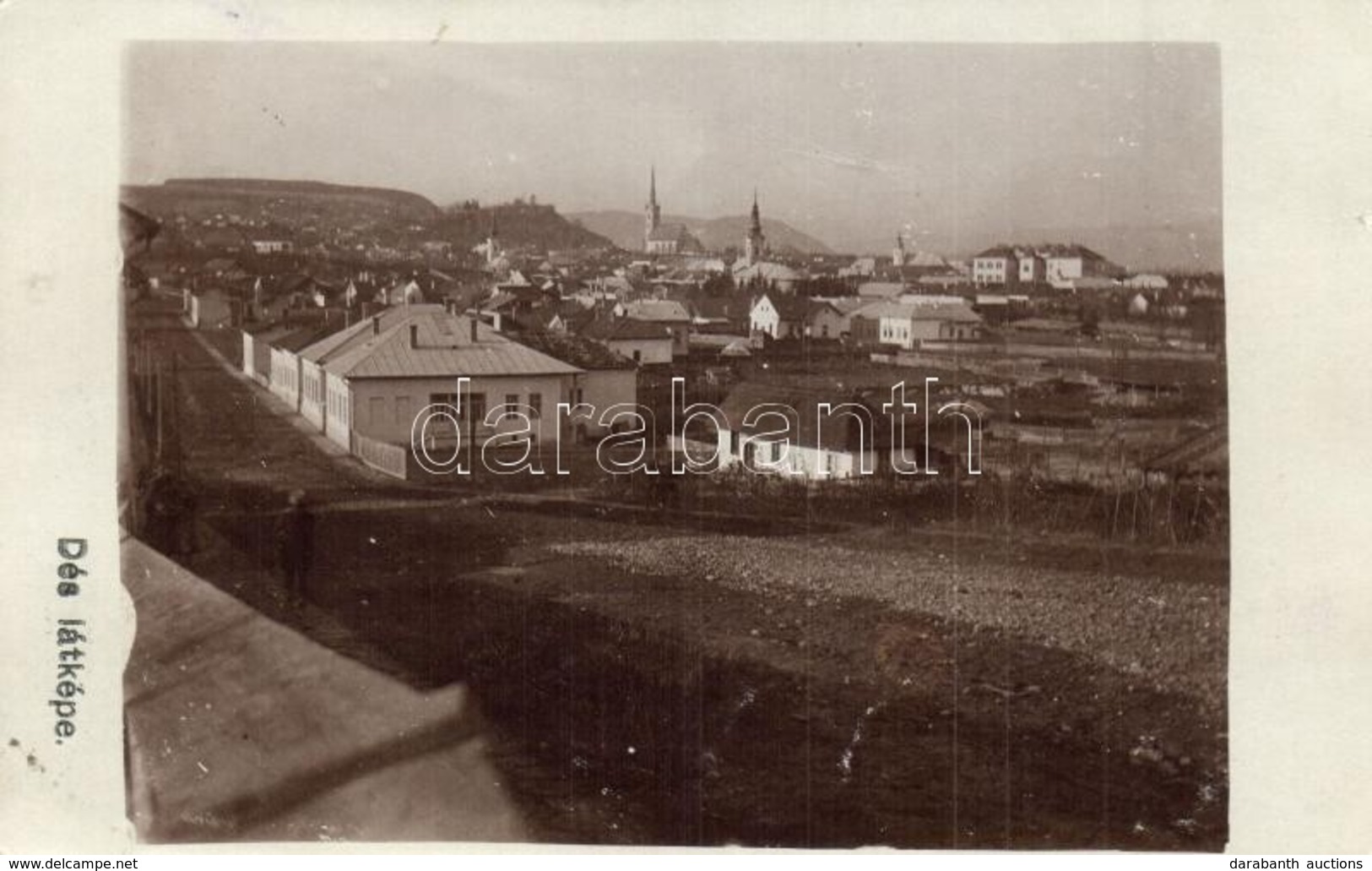 T2 1916 Dés, Dej; Látkép Templomokkal / View With Churches. Photo - Ohne Zuordnung