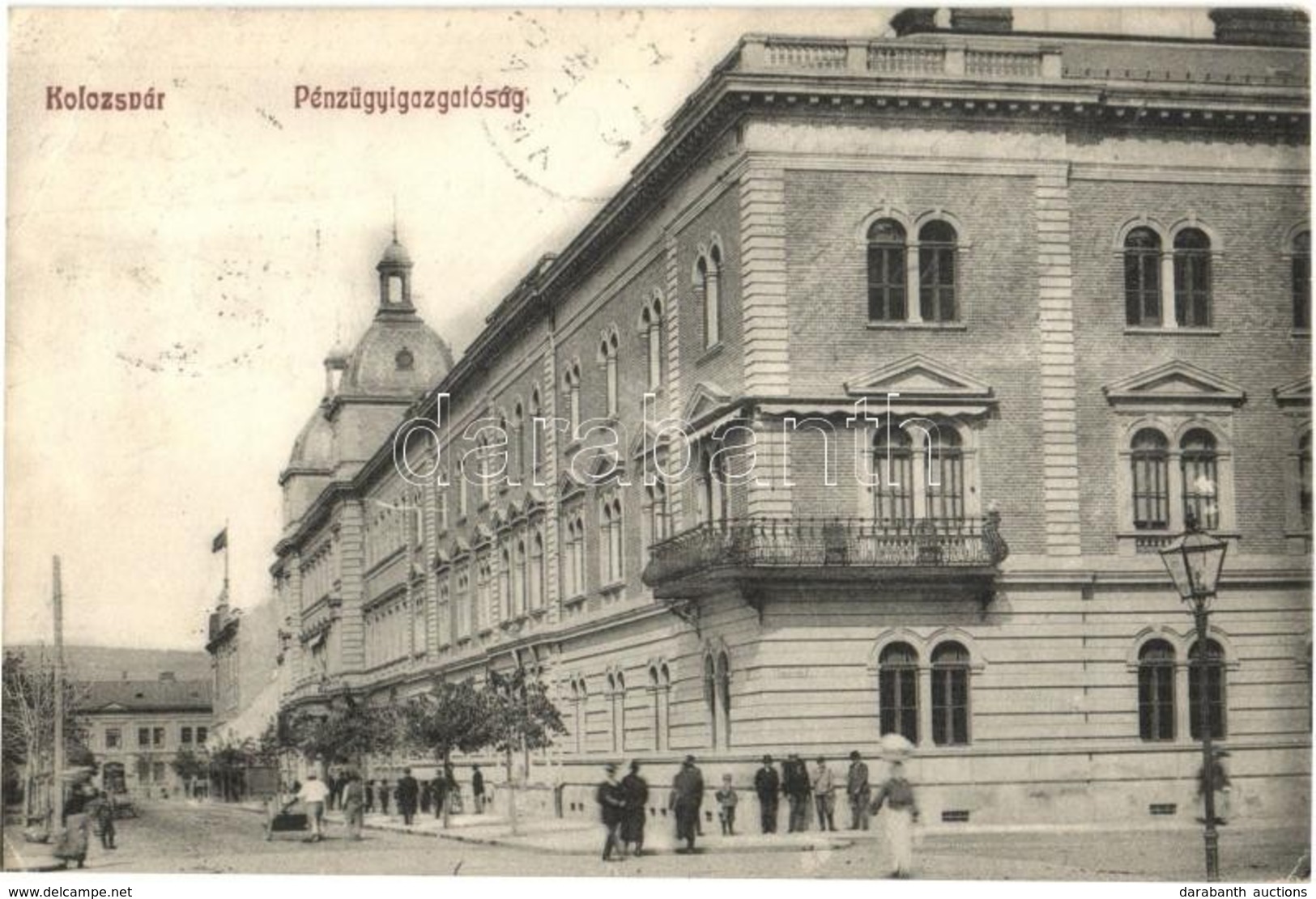 T2/T3 1911 Kolozsvár, Cluj; Pénzügyigazgatóság, Honvéd Utca. Sámuel S. Sándor Kiadása / Financial Directorate, Street - Non Classés