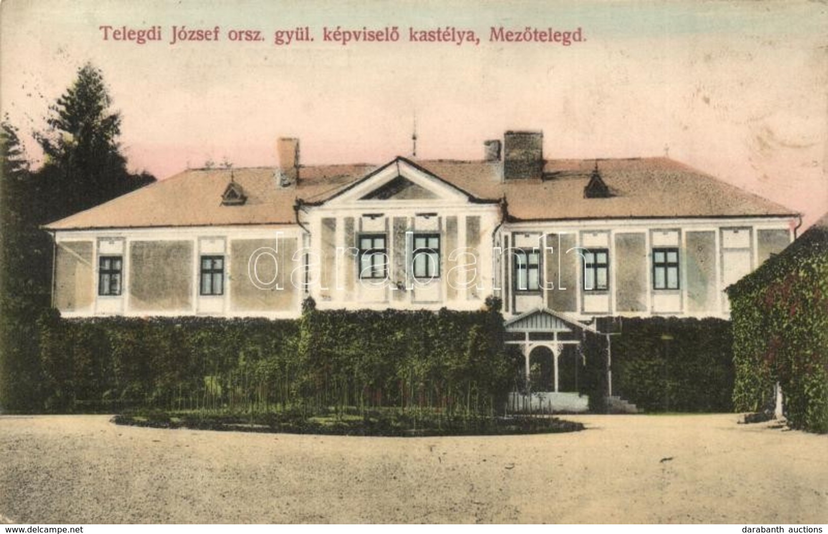 T2 1915 Mezőtelegd, Tileagd; Telegdi József Országgyűlési Képviselő Kastélya / Castle / Schloss - Ohne Zuordnung