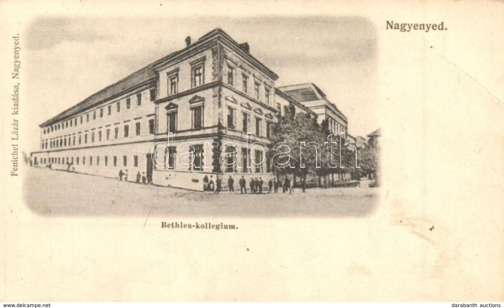 ** T2/T3 Nagyenyed, Aiud; Bethlen Kollégium. Fenichel Lázár Kiadása / Boarding School (EB) - Ohne Zuordnung