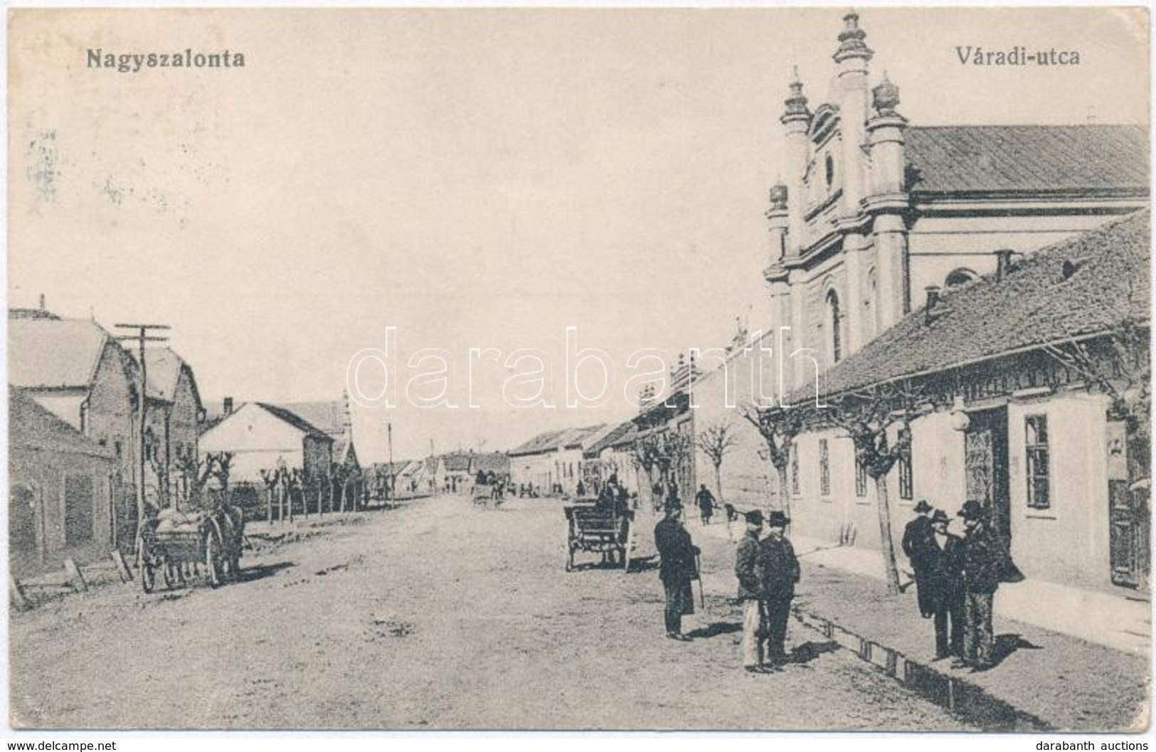 T2/T3 Nagyszalonta, Salonta; Váradi Utca, Zsinagóga, Döme Károly Kiadása / Synagogue - Ohne Zuordnung