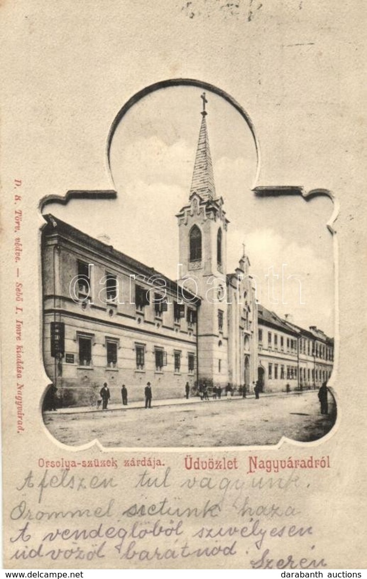 T2 1905 Nagyvárad, Oradea; Orsolya Szűzek Zárda / Nunnery. Art Nouveau - Ohne Zuordnung