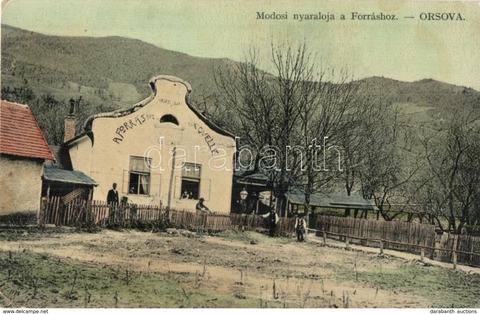 T2/T3 1909 Orsova, Módósi Nyaralója A Forráshoz / Villa (EK) - Ohne Zuordnung