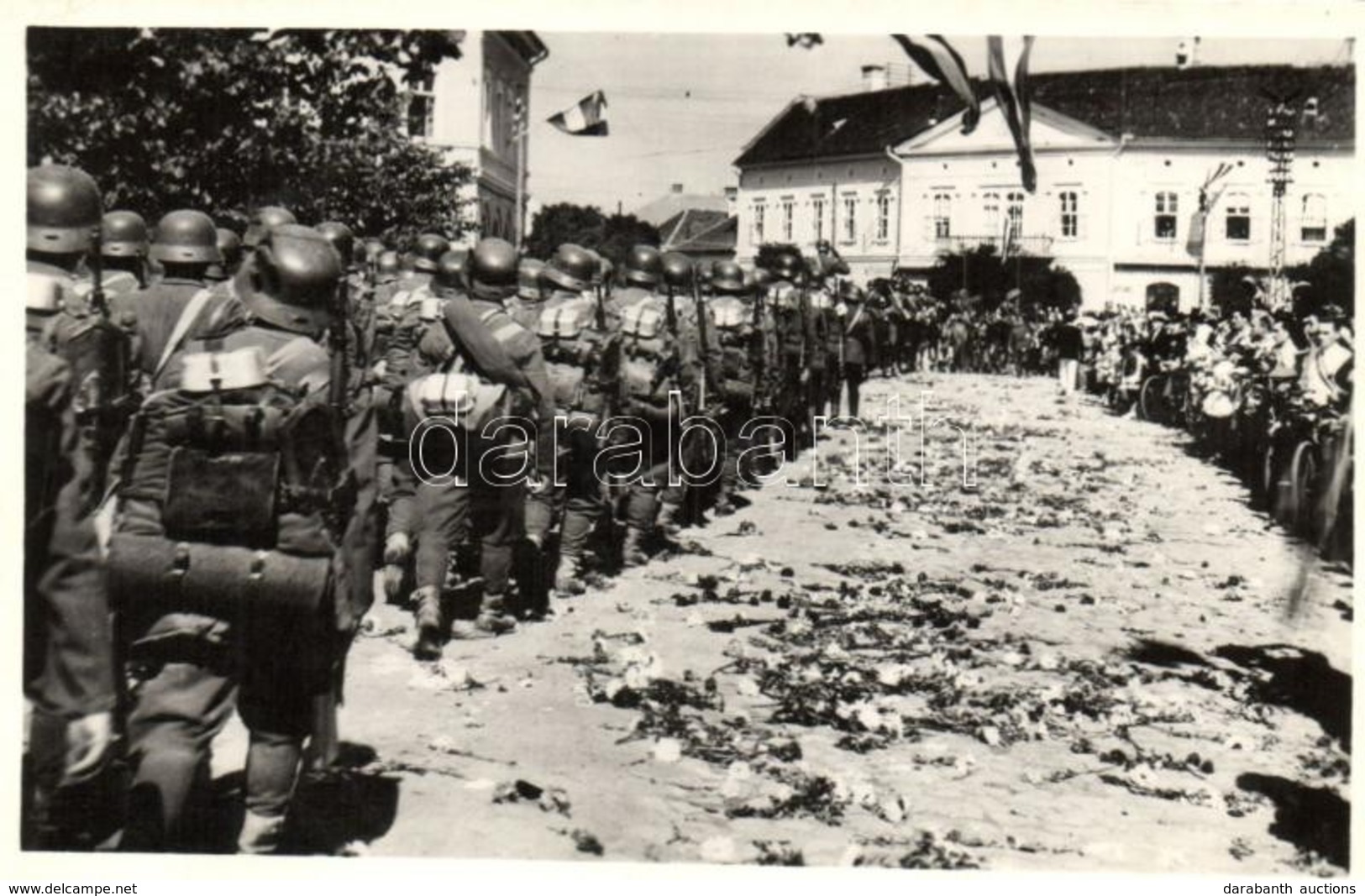 ** T1 1940 Sepsiszentgyörgy, Sfantu Gheorghe; Bevonulás Katonákkal / Entry Of The Hungarian Troops - Ohne Zuordnung