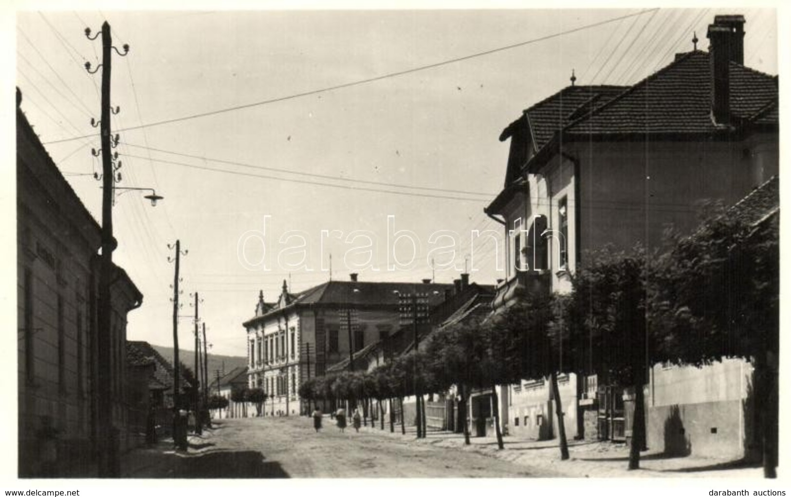 * T2 Zsibó, Jibou; Kossuth Utca, Járásbíróság / Street View With Court - Non Classés