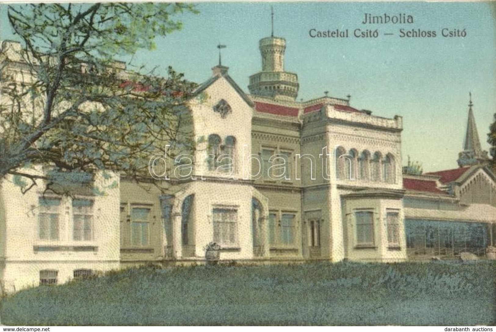 ** T1 Zsombolya, Hatzfeld, Jimbolia; Csitó Kastély / Castelul / Schloss / Castle - Ohne Zuordnung