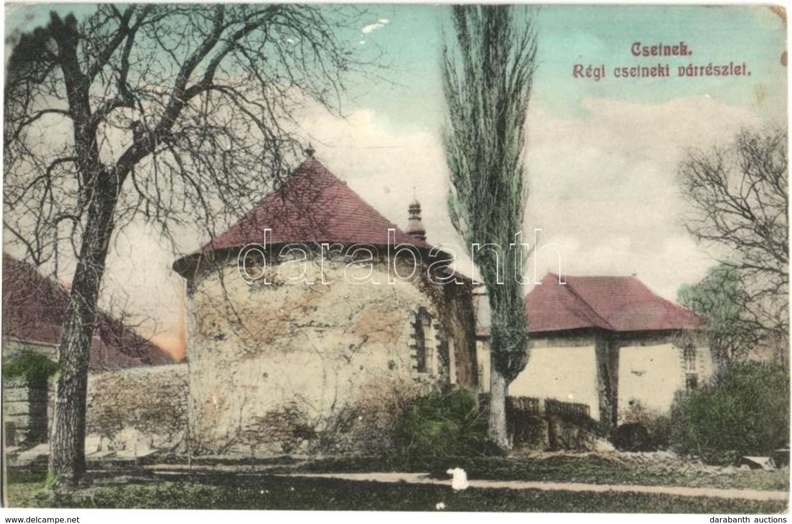 T2/T3 Csetnek, Stítnik; Régi Vár Részlet / Old Castle (kis Felületi Sérülés / Small Surface Damage) - Non Classés