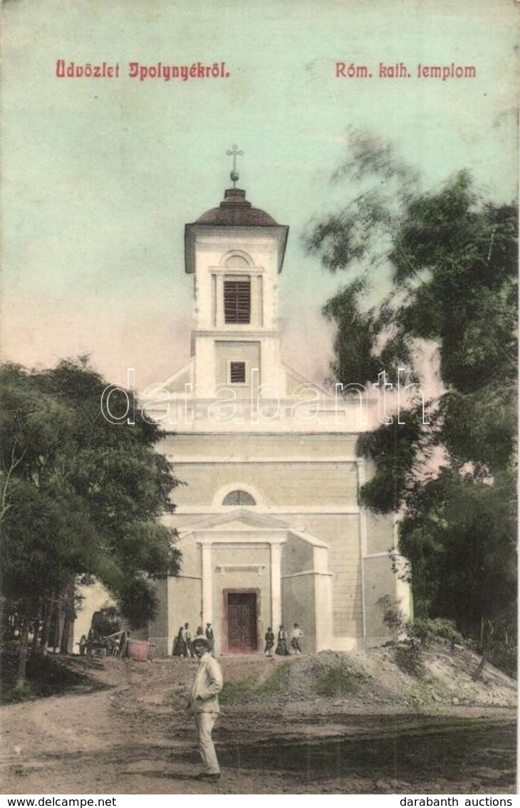 T2/T3 Ipolynyék, Vinica, Nekyje; Római Katolikus Templom / Church (kicsit ázott Sarok / Slightly Wet Corner) - Ohne Zuordnung