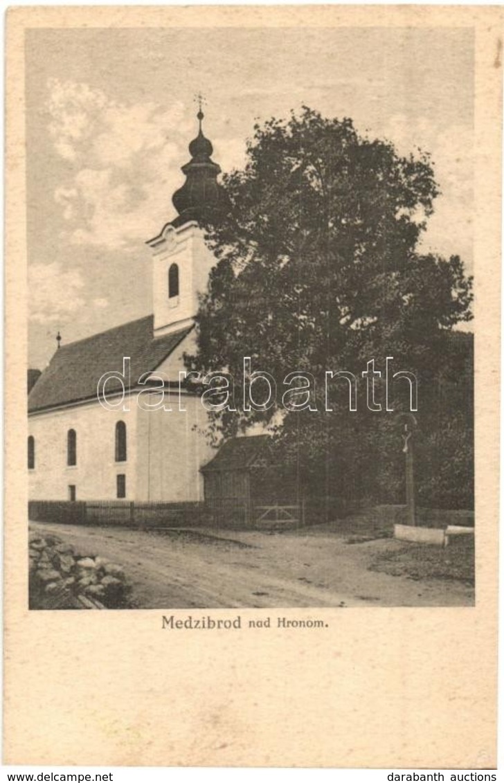 T2 Mezőköz, Medzibrod Nad Hronom; Templom / Kirche / Church - Ohne Zuordnung