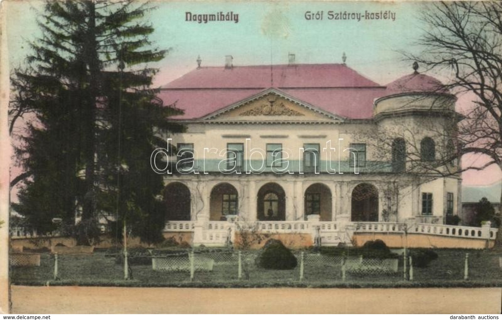 T2 1911 Nagymihály, Michalovce; Gróf Sztáray Kastély. Kiadja Freireich / Schloss / Castle - Ohne Zuordnung