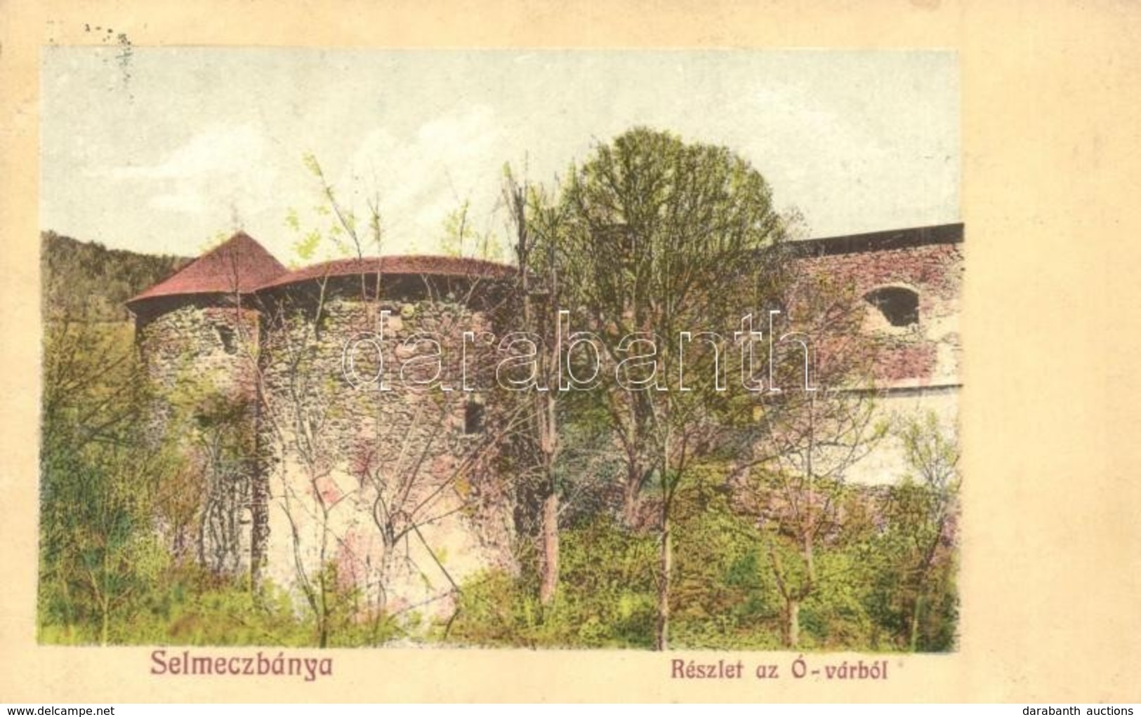 T3 1912 Selmecbánya, Schemnitz, Banska Stiavnica; Óvár. Joerges / Old Castle (Rb) - Ohne Zuordnung