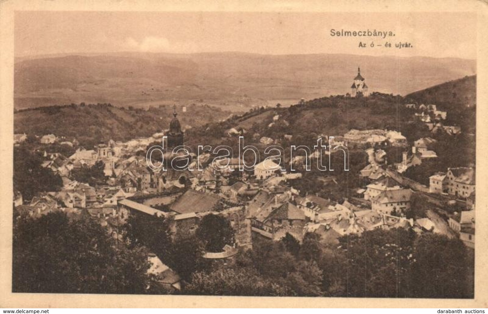 T2/T3 1912 Selmecbánya, Schemnitz, Banska Stiavnica; Ó- és Újvár. Joerges / Old And New Castles - Ohne Zuordnung