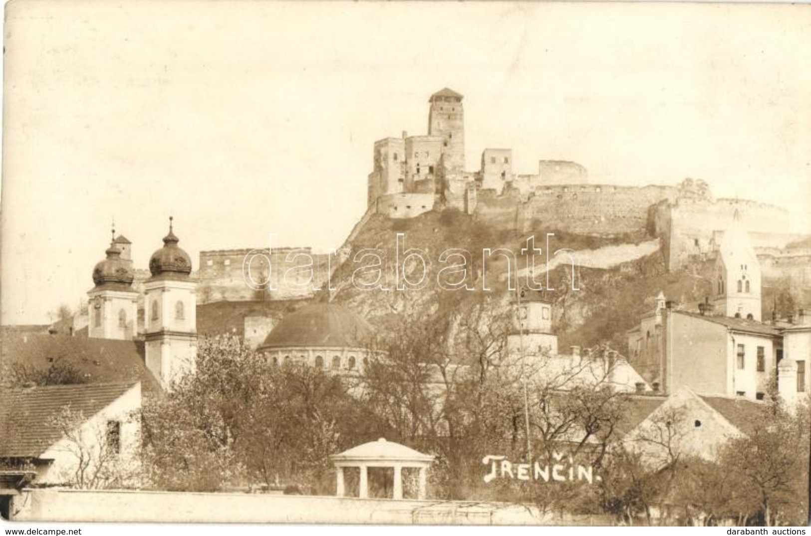 T2 1923 Trencsén, Trencín; Vár, Templomok / Castle, Churches. Schwartz Photo - Ohne Zuordnung