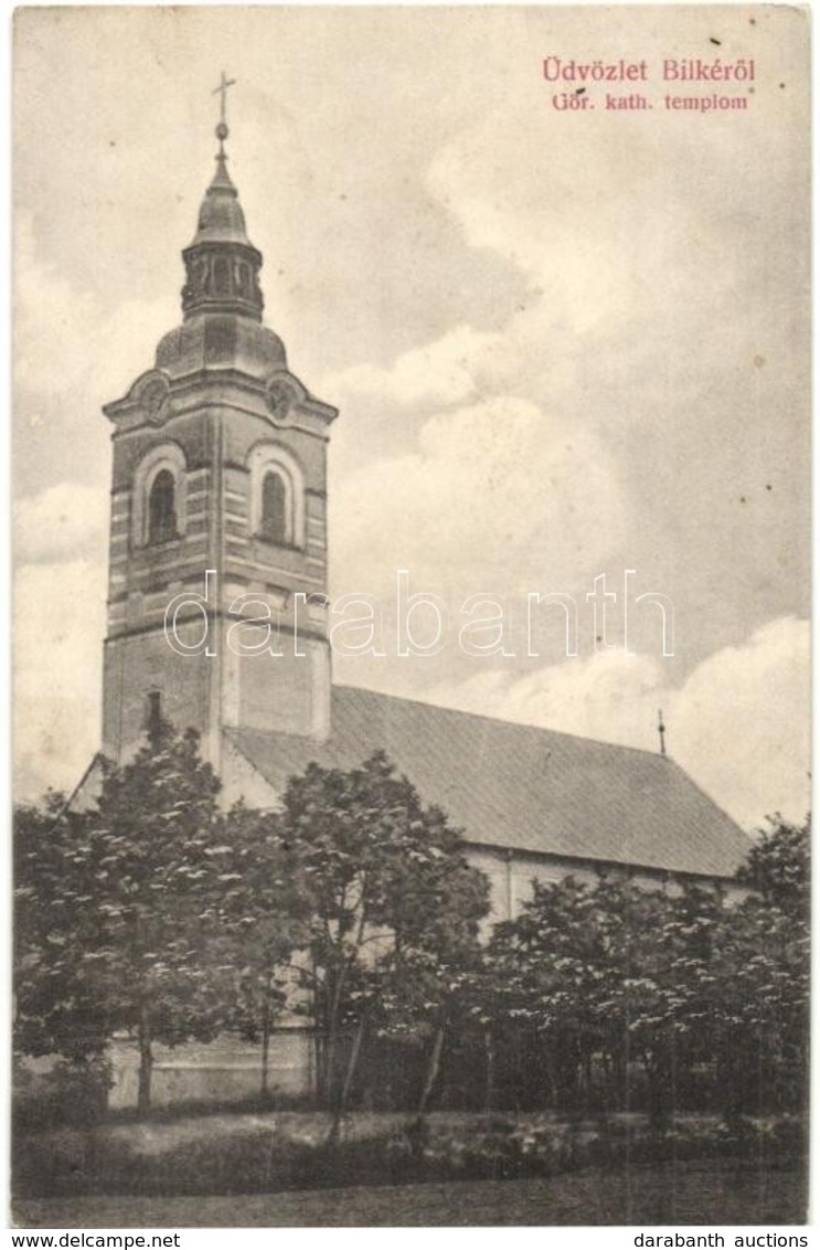 * T2/T3 1915 Bilke, Bilok, Bilky; Görög Katolikus Templom / Greek Catholic Church (Rb) - Ohne Zuordnung