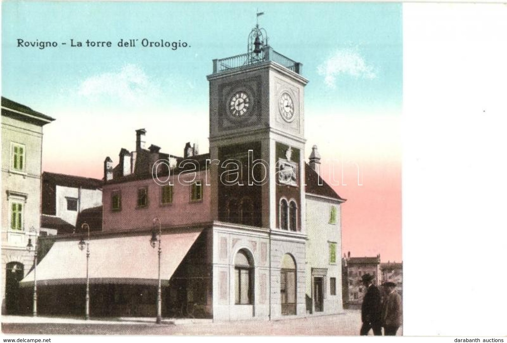 ** T1 Rovinj, Rovigno; La Torre Dell' Orologio / Clock Tower - Non Classés