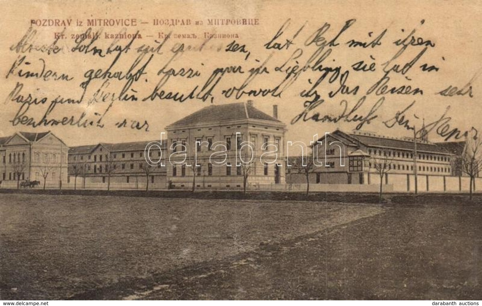 * T2/T3 Szávaszentdemeter, Mitrovitz An Der Save, Sremska Mitrovica; Kr. Zemalj. Kazniona / Prison. 862. M. Segher  (Rb) - Non Classificati