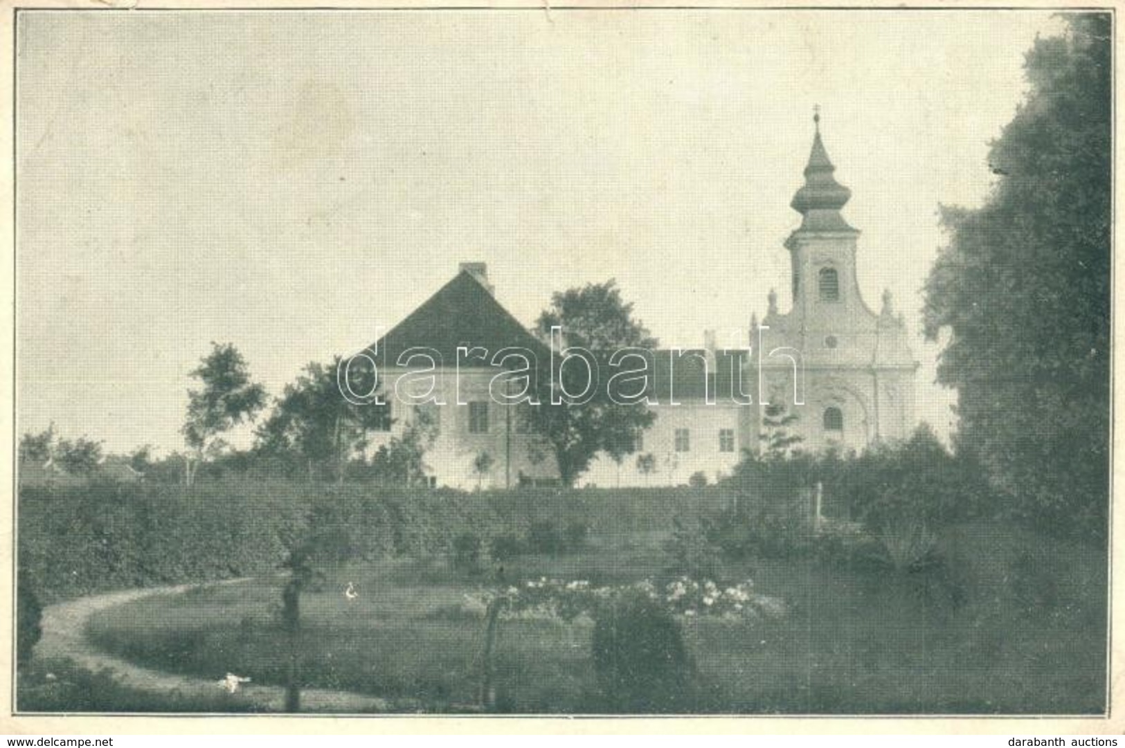 ** T3 Barátudvar, Mönchhof; Templom és Plébánia / Kirche Und Pfarrhof / Church And Parish (kis Szakadás / Small Tear) - Non Classés