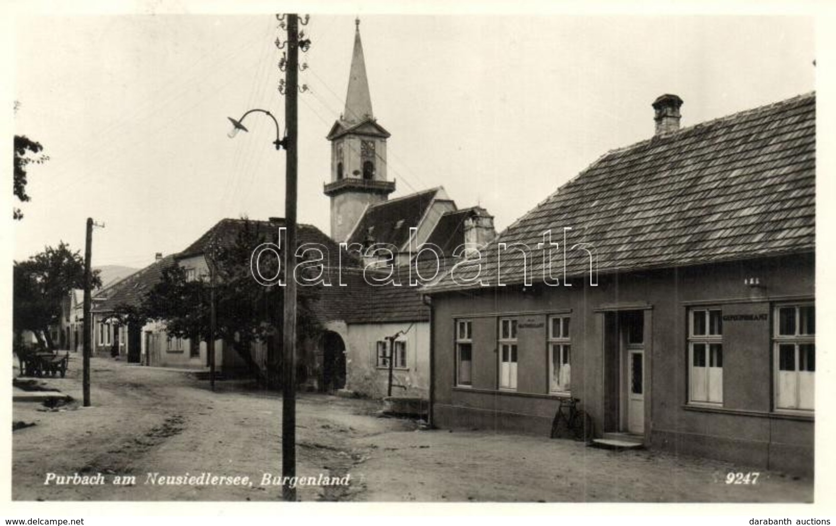 T2 Feketeváros, Purbach Am Neusiedlersee; Utca, Templom, Községháza, Anyakönyvi Hivatal / Strasse, Gemeindeamt, Matrikel - Non Classés