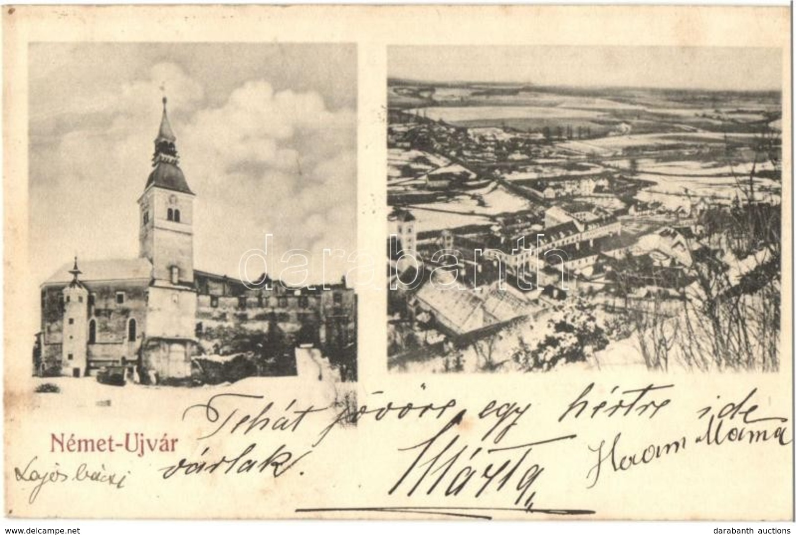 T2 1905 Németújvár, Güssing; Templom / Kirche / Church - Non Classés