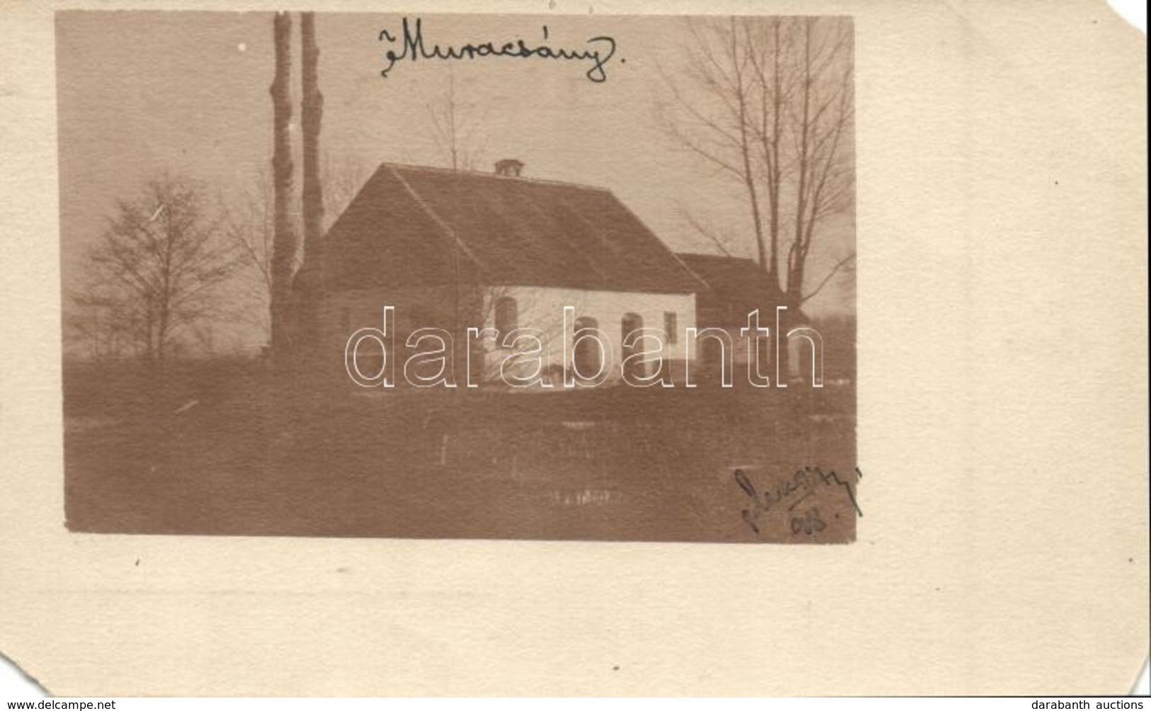 * T4 1898 Muracsány, Gorican; Kúria / Villa. Photo (EM) - Non Classés