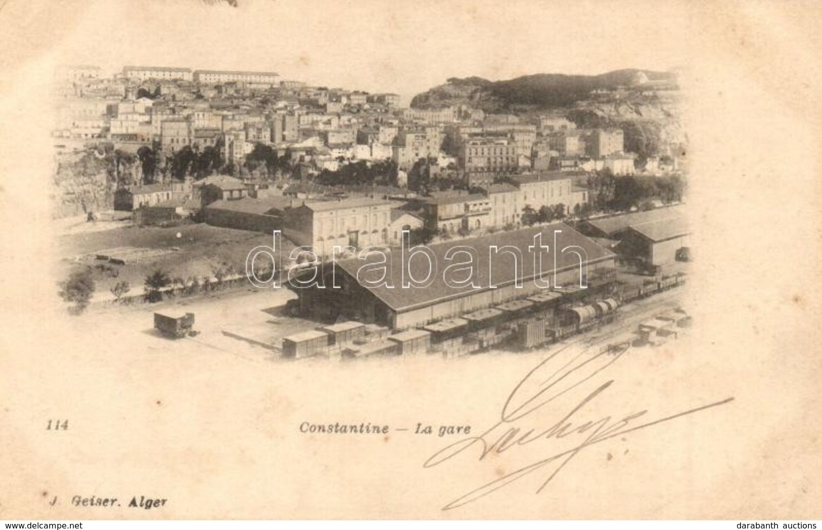 * T2/T3 Constantine, La Gare / Railway Station - Non Classés