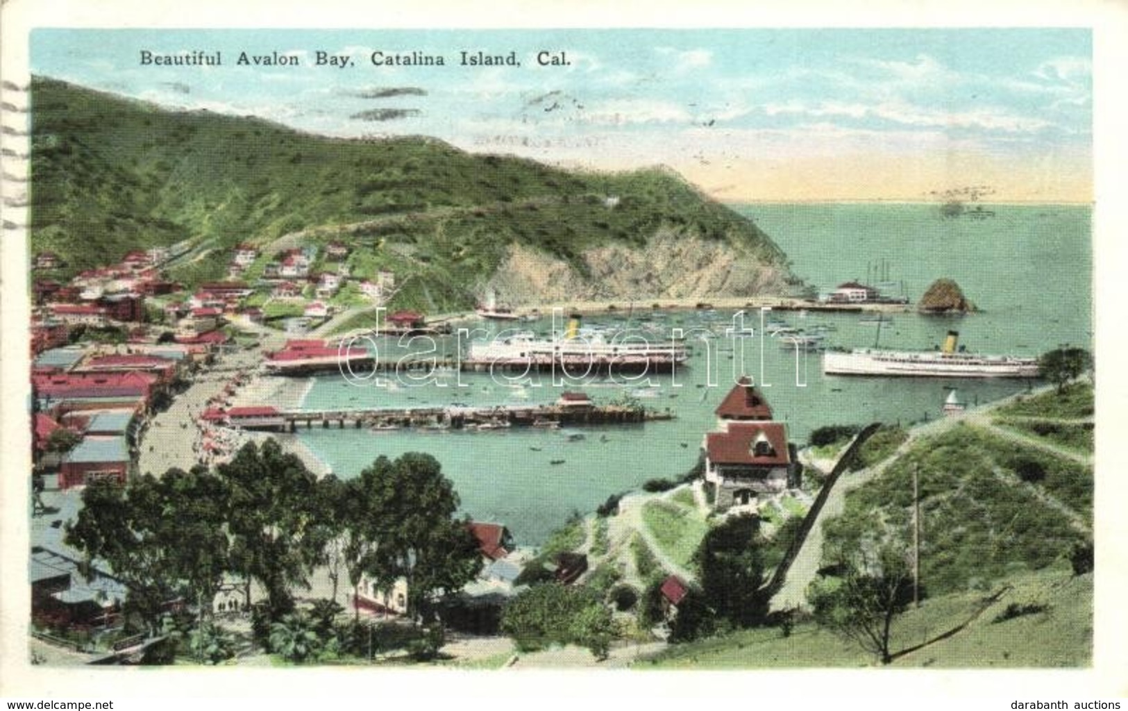 T2 1929 Santa Catalina Island (California), Beautiful Avalon Bay - Non Classés