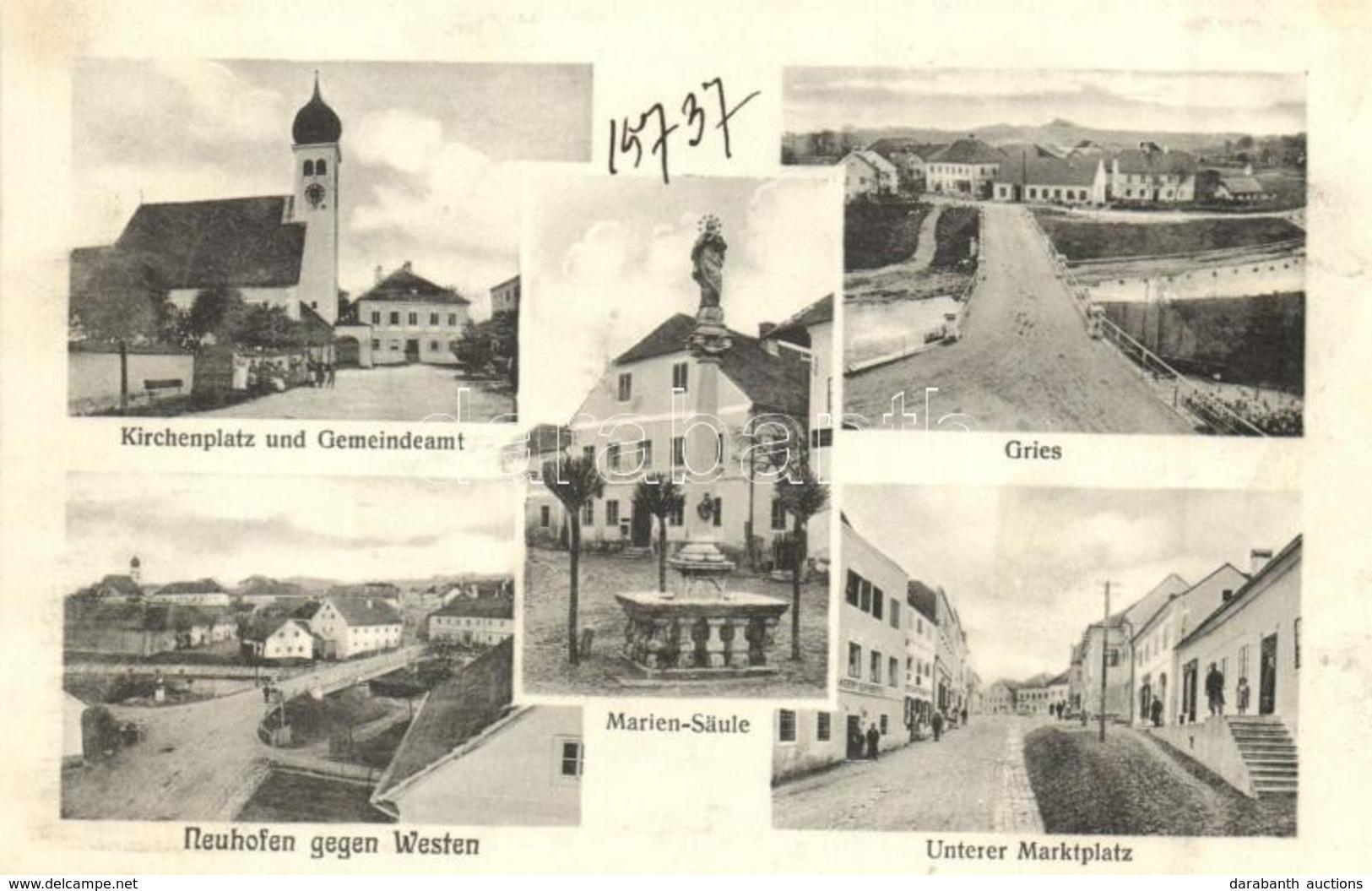 * T2/T3 Neuhofen An Der Krems, Kirchenplatz Und Gemeindeamt, Gries, Marien-Säule, Unterer Marktplatz, Bier Depot, Brauer - Ohne Zuordnung