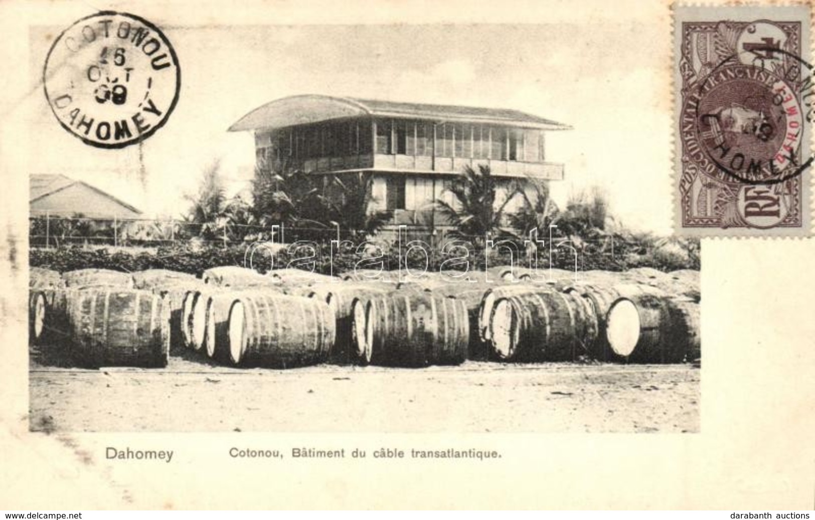 * T1/T2 Cotonou, Batiment Du Cable Transatlantique / Transatlantic Cable Building - Ohne Zuordnung