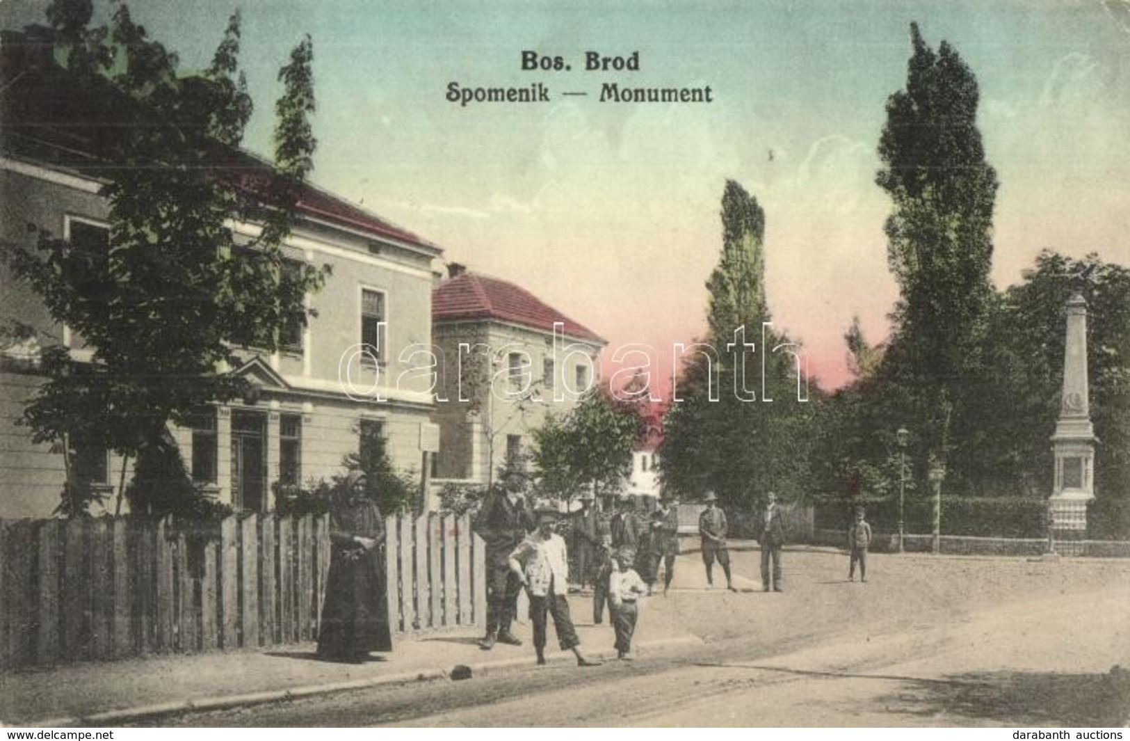 T2/T3 1915 Brod, Bosanski Brod; Spomenik / Monument (EK) - Ohne Zuordnung
