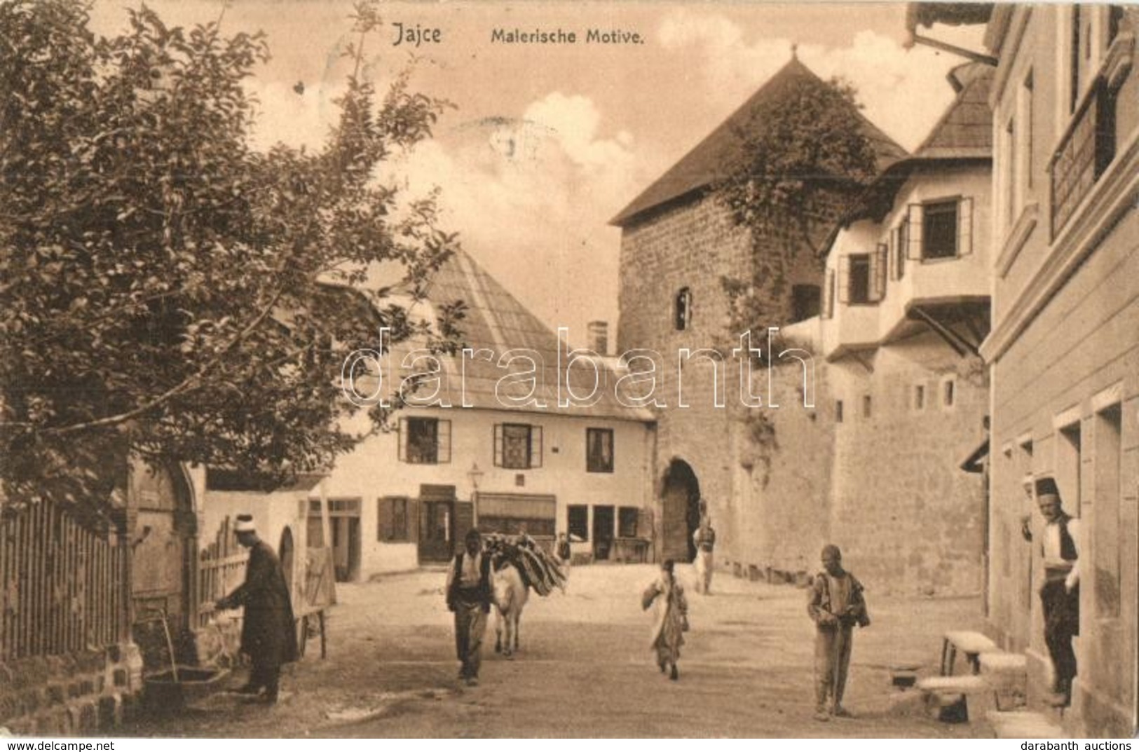 * T2/T3 1909 Jajce, Malerische Motive / Street View (Rb) - Non Classés