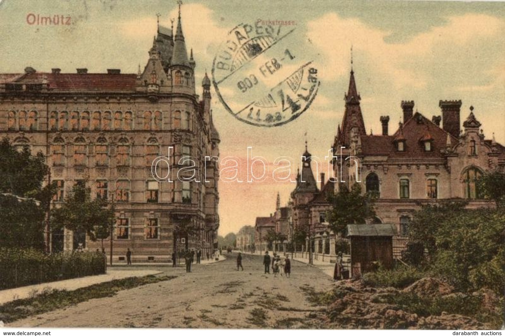 T2 1909 Olomouc, Olmütz; Parkstrasse / Street View - Ohne Zuordnung