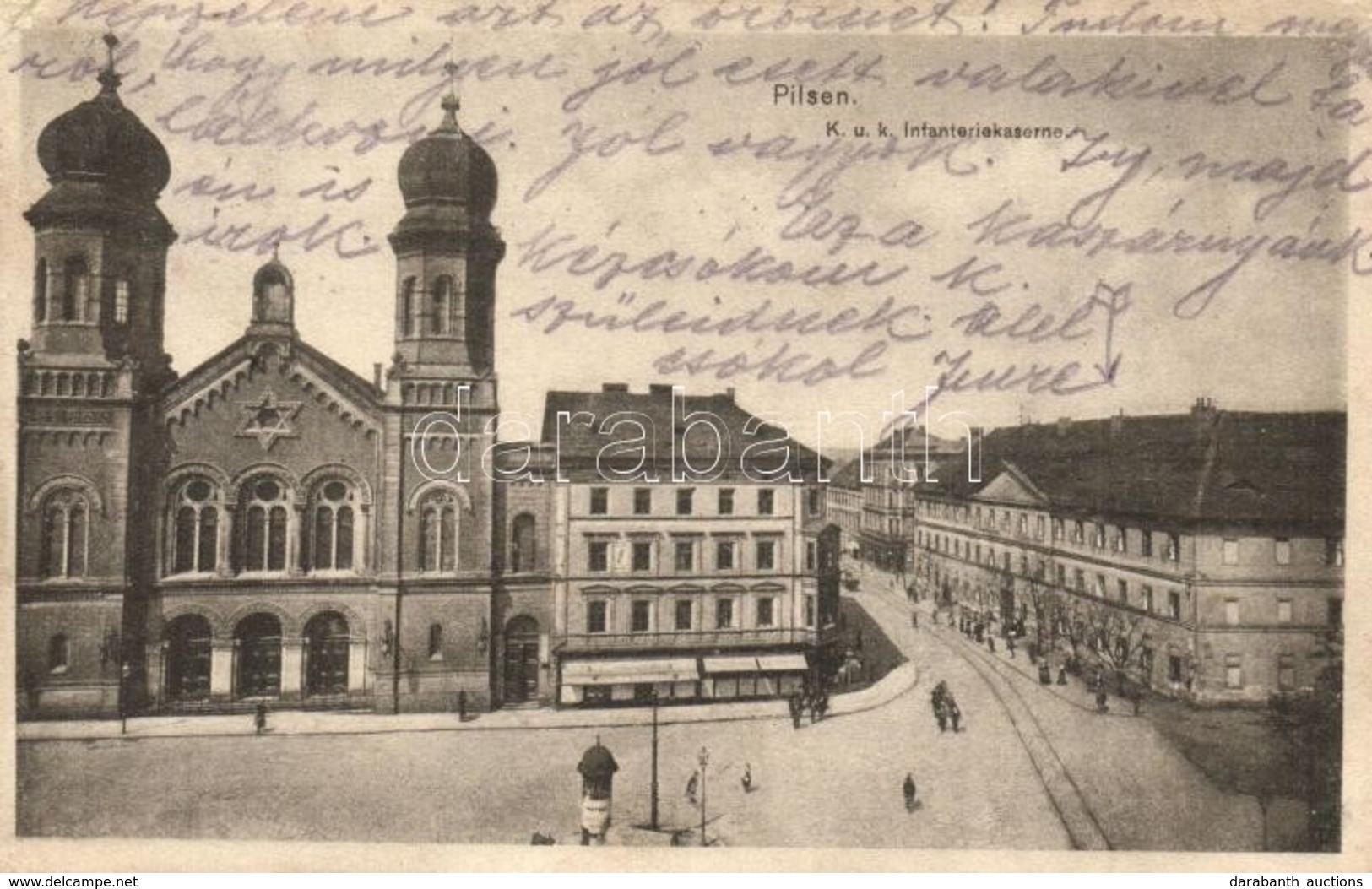 T2 Plzen, Pilsen; K.u.K. Infanteriekaserne / Synagogue And Military Infantry Barracks - Non Classés