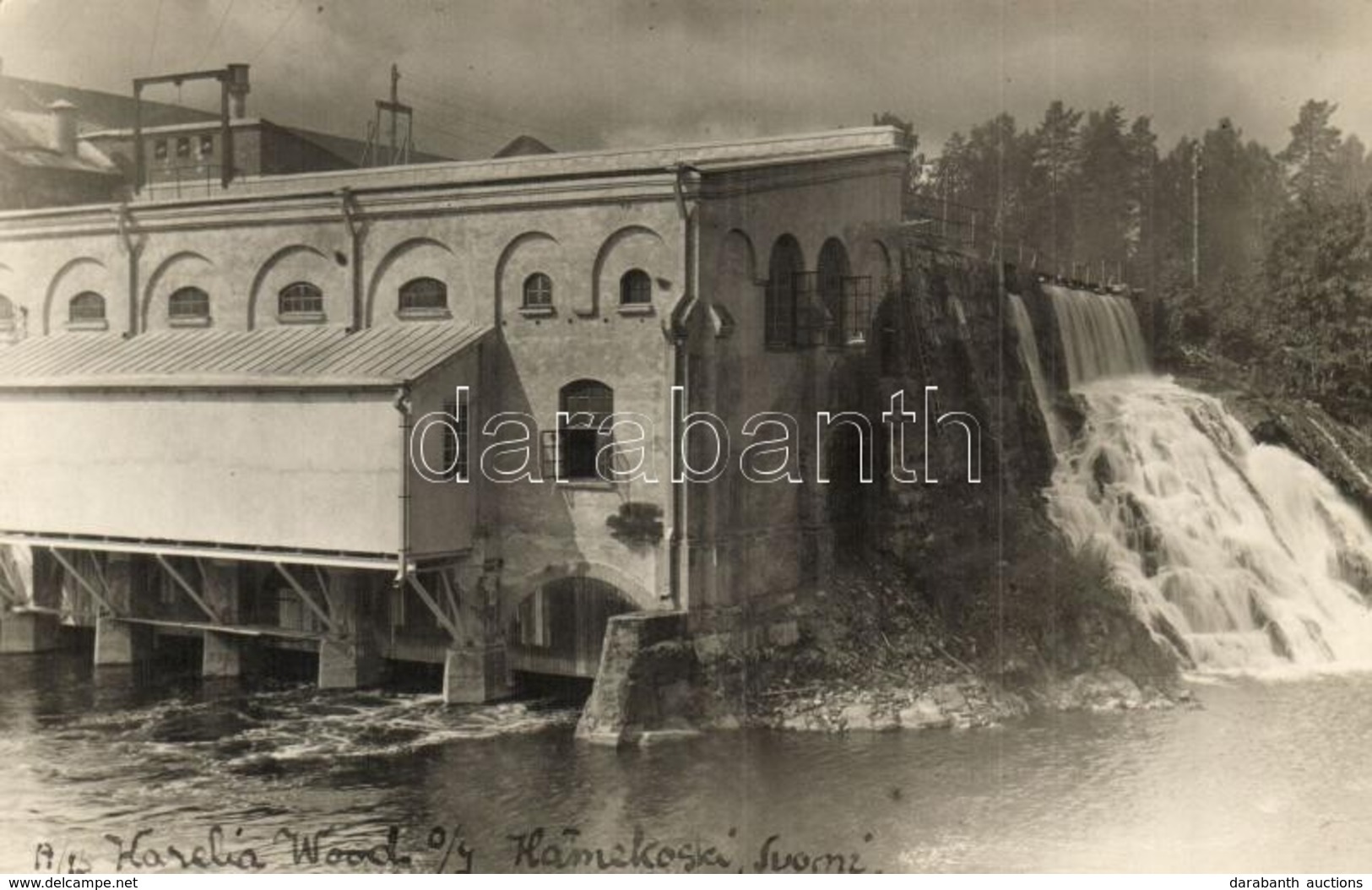 T2 1935 Hämekoski (Laatokan Karjala), Aktiebolag / Karelia Wood, Forest Industry Company's Board Mill. Photo - Non Classés