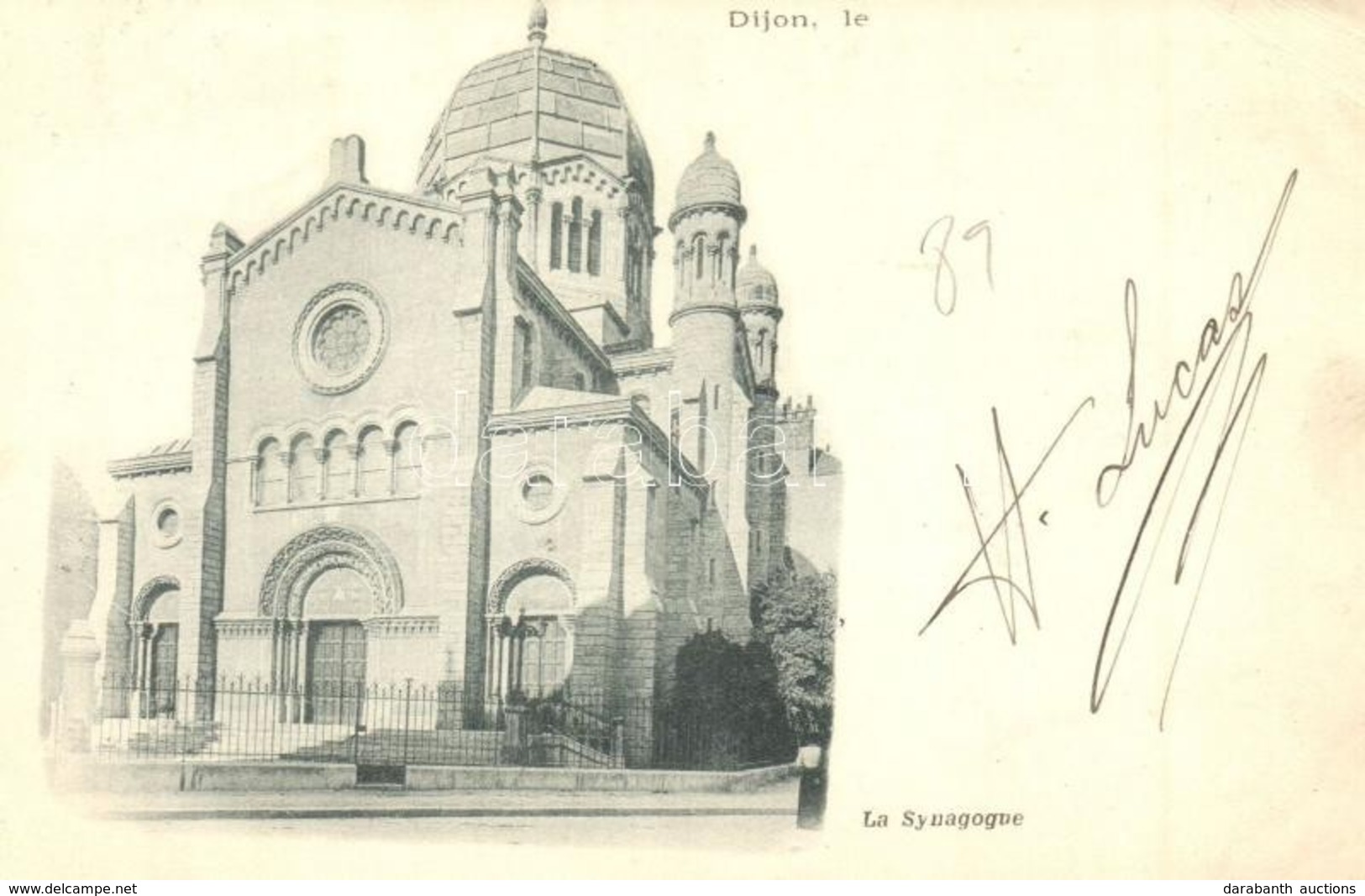 T2/T3 Dijon, La Synagogue. Judaica (EK) - Non Classés