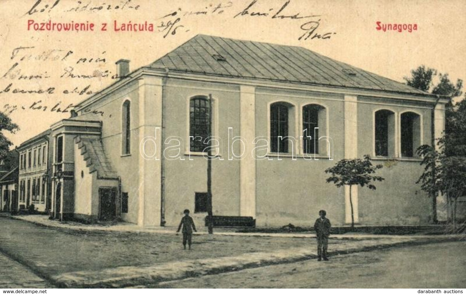 T2/T3 Lancut, Landshut; Synagoga / Synagogue. W.L. Bp. 967.  (EK) - Non Classés