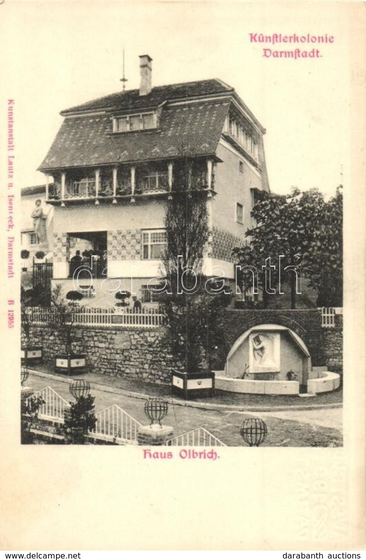 ** T2 1901 Darmstadt, Künstlerkolonie, Haus Olbrich. Ausstellung / House Of Joseph Maria Olbrich - Non Classés