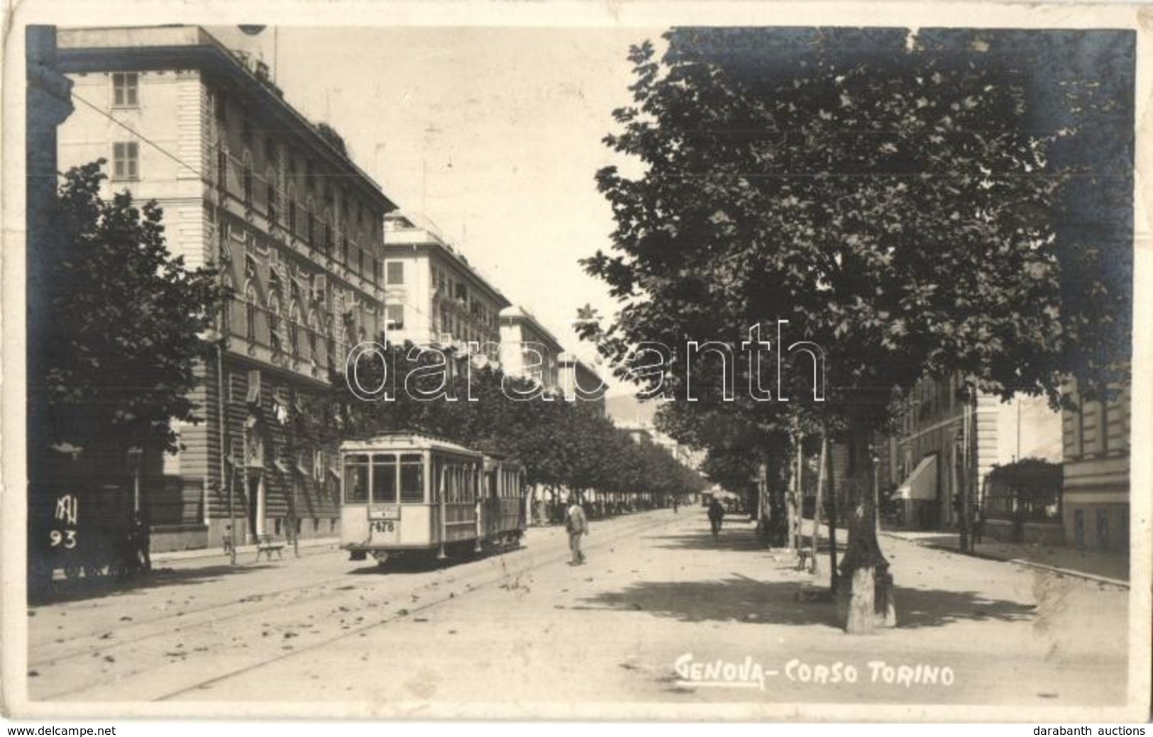 T2/T3 Genova, Genoa; Corso Torino / Street View With Tram - Ohne Zuordnung