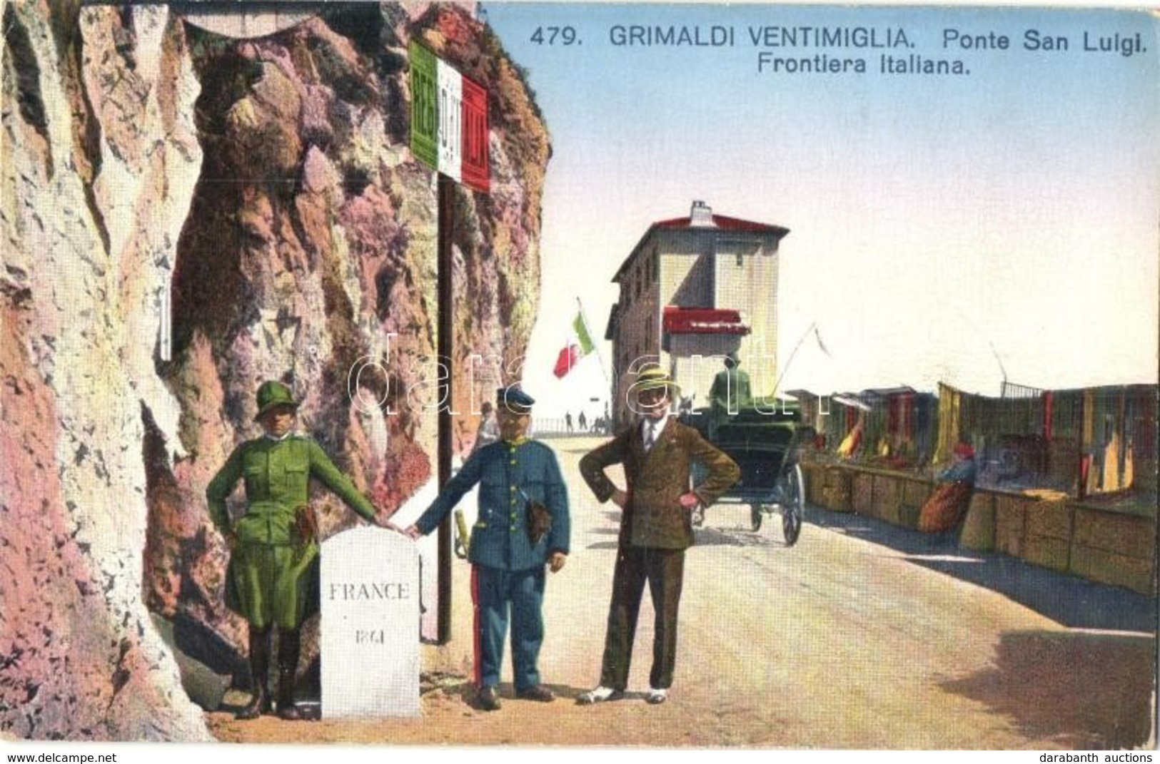 ** T2/T3 Grimaldi-Ventimiglia, Ponte San Luigi, Frontiera Italiana / Italian-French Border (EK) - Non Classés