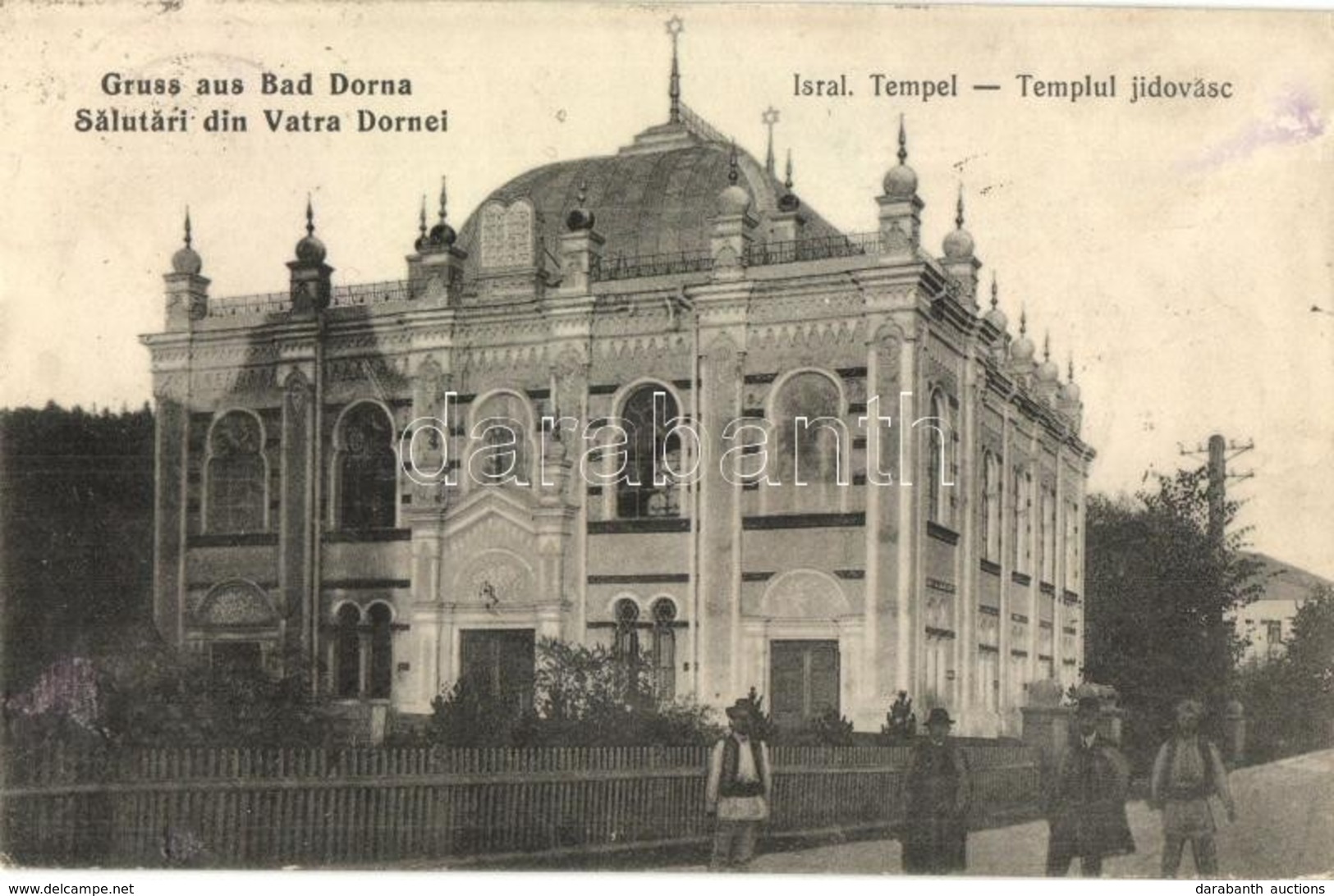 T2 Vatra Dornei, Dornavátra, Dorna-Watra, Scalda Dorna; Isral. Tempel / Templul Jidovasc / Synagogue - Non Classés
