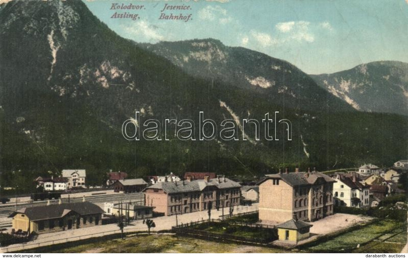 T2/T3 Jesenice, Assling; Kolodvor / Bahnhof / Railway Station (EK) - Non Classés