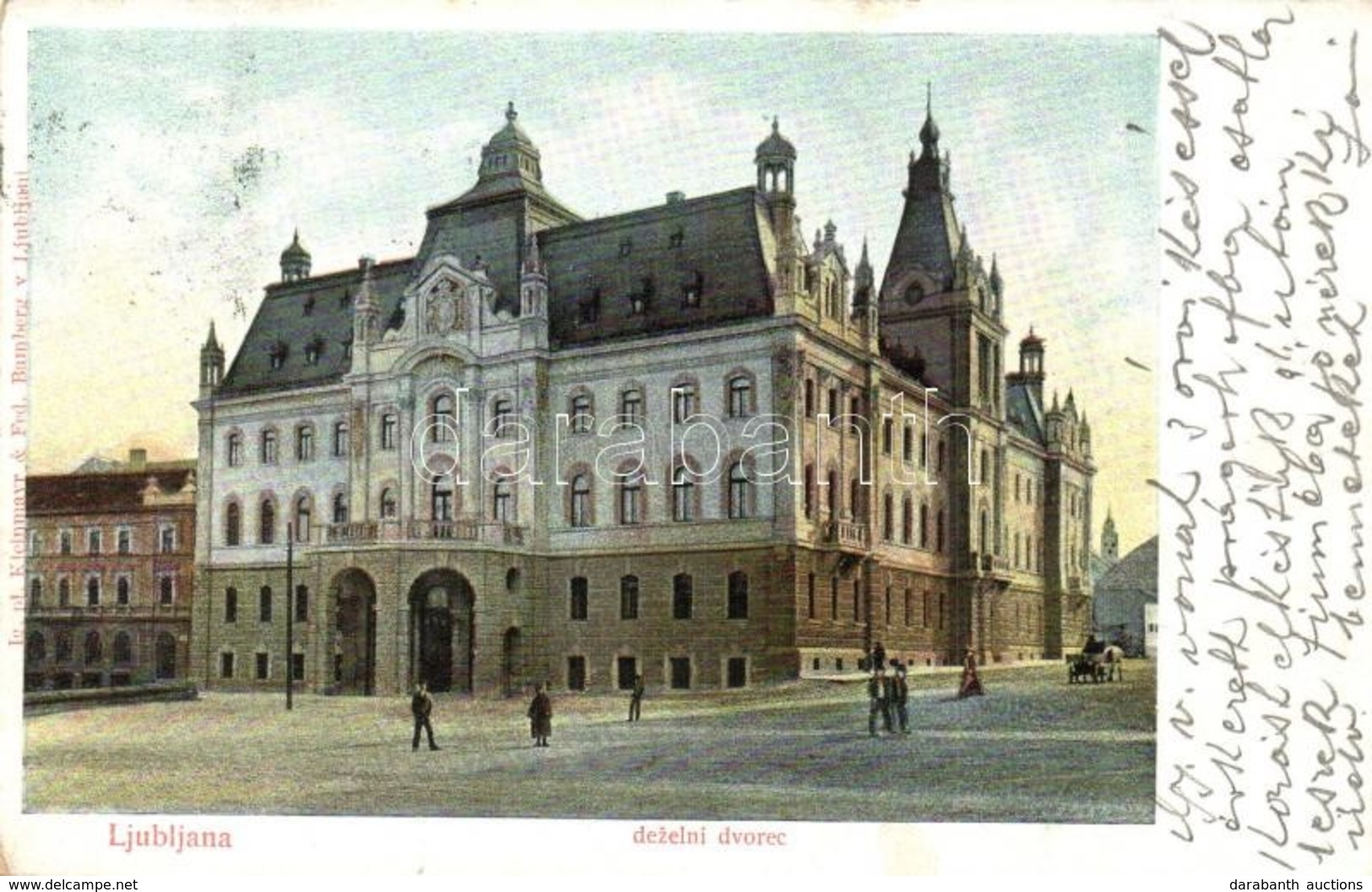 T2 1908 Ljubljana, Laibach; Dezelni Dvorec / Country Hall - Non Classés