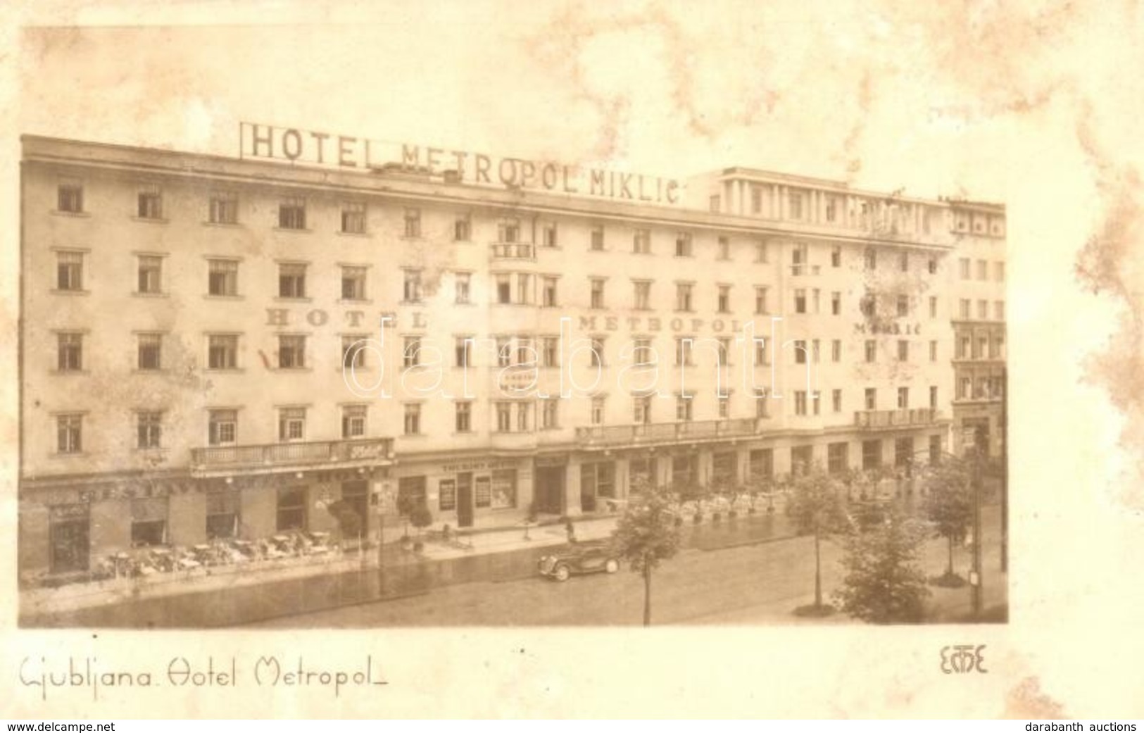 ** T2/T3 Ljubljana, Laibach; Hotel Metropole Miklic, Tourist Office (fl) - Non Classés