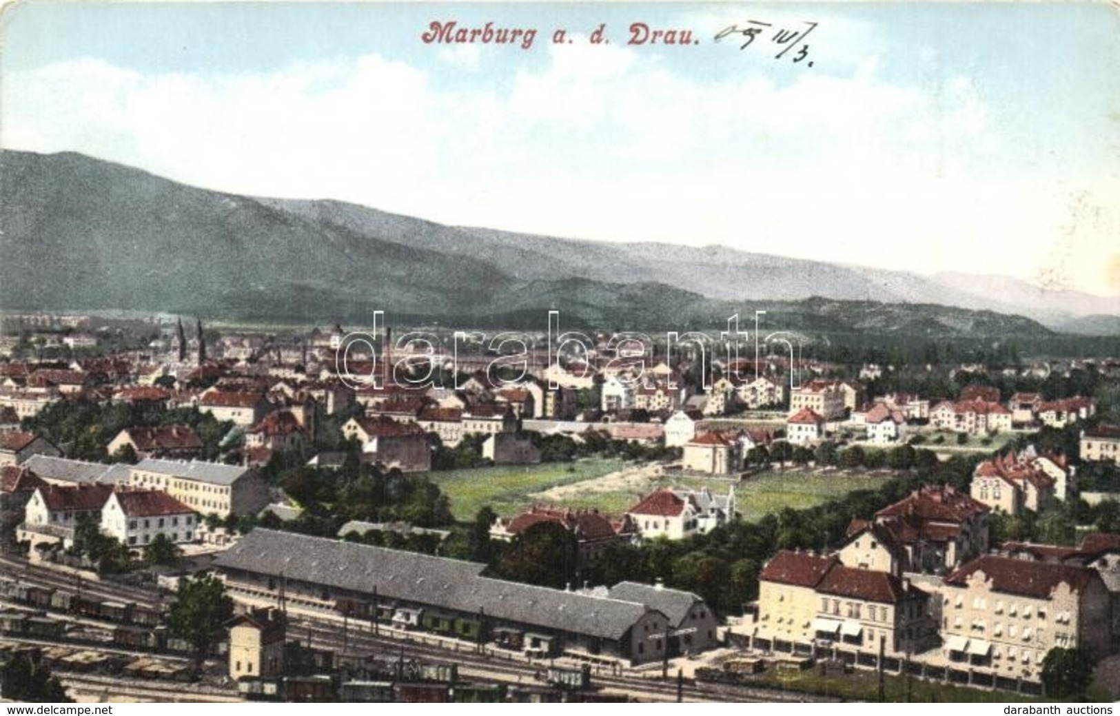 ** T1 1909 Maribor, Marburg An Der Drau; Bahnhof / Railway Station - Non Classés