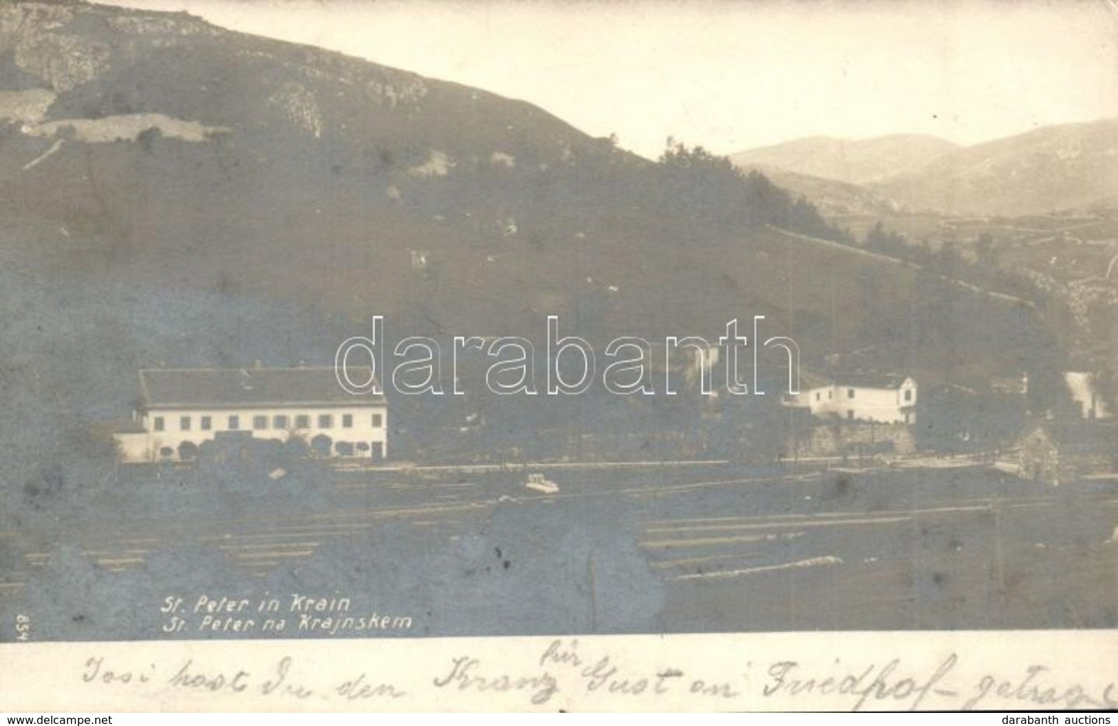 T2/T3 1904 Pivka, St. Petra Na Krasu, San Pietro Del Carso, St. Peter In Krain; Bahnhof / Postaja / Railway Station With - Ohne Zuordnung