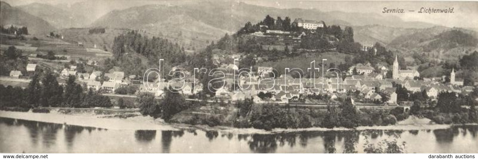 T2 Sevnica, Lichtenwald; Panoramacard - Non Classés