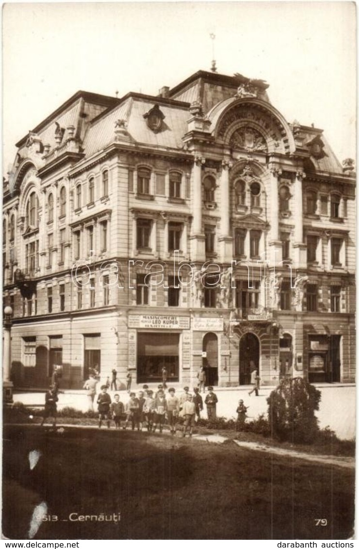 ** T2 Chernivtsi, Cernauti, Czernowitz; Casa Evreiasca / Jüdisches Nationalhaus, Masincomert Leo KUper / Jewish National - Ohne Zuordnung