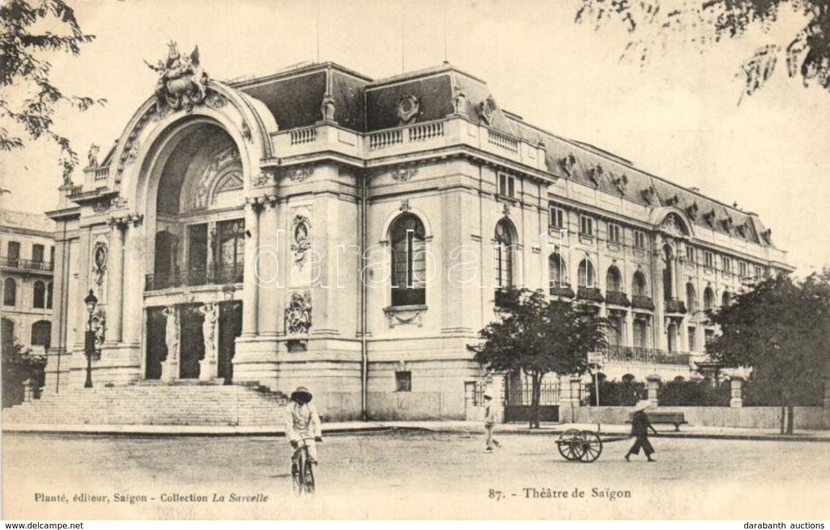 ** T1 Saigon, Ho Chi Minh City; Theatre With Man On Bicycle - Non Classés