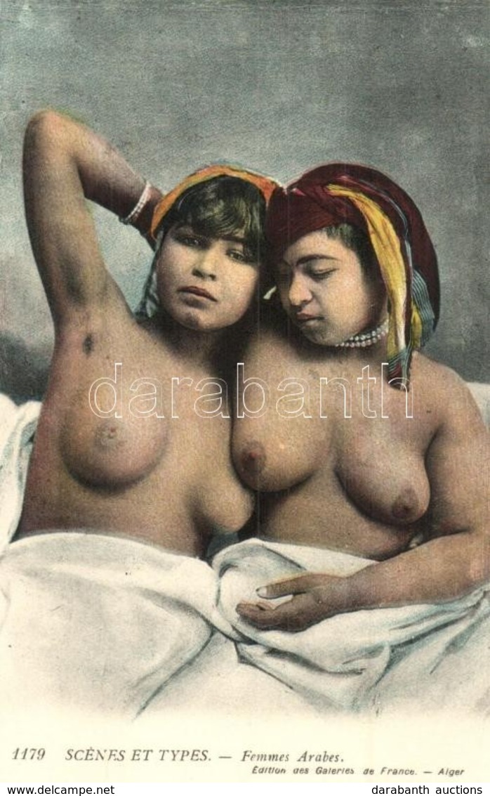 ** T2/T3 Scenes Et Types. Femmes Arabes / Arabian Folklore, Nude Women (fa) - Ohne Zuordnung