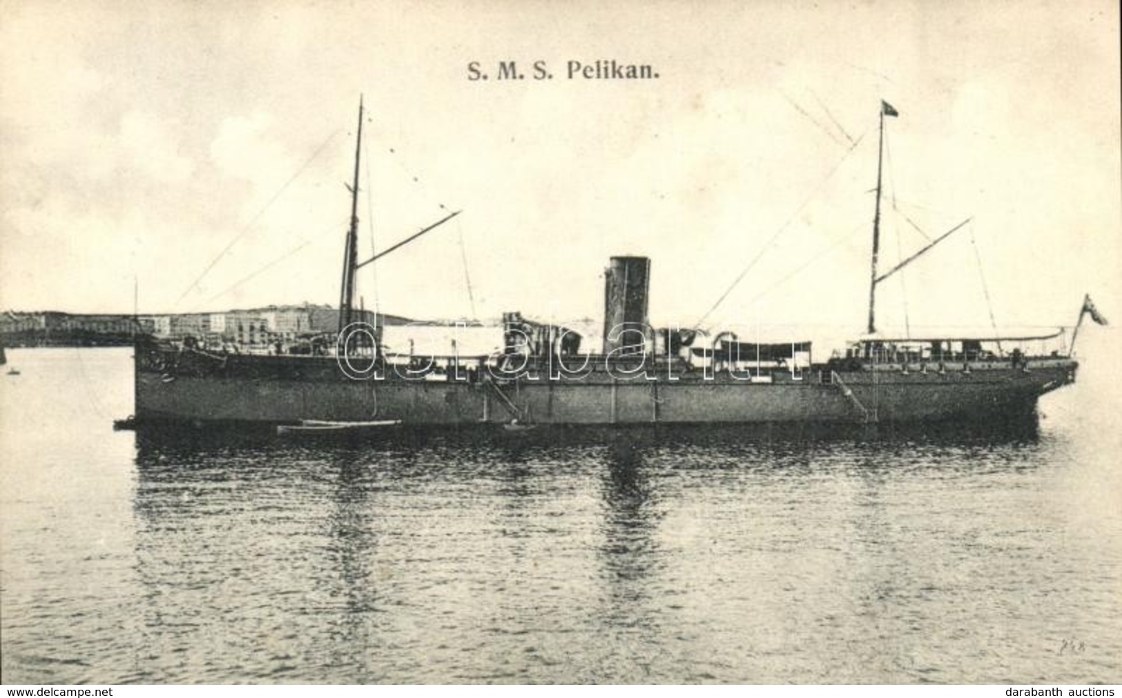 ** T2 SMS Pelikan Minenschiff / K.u.K. Kriegsmarine Minelayer Ship. G. Fano 1907-08. - Non Classés